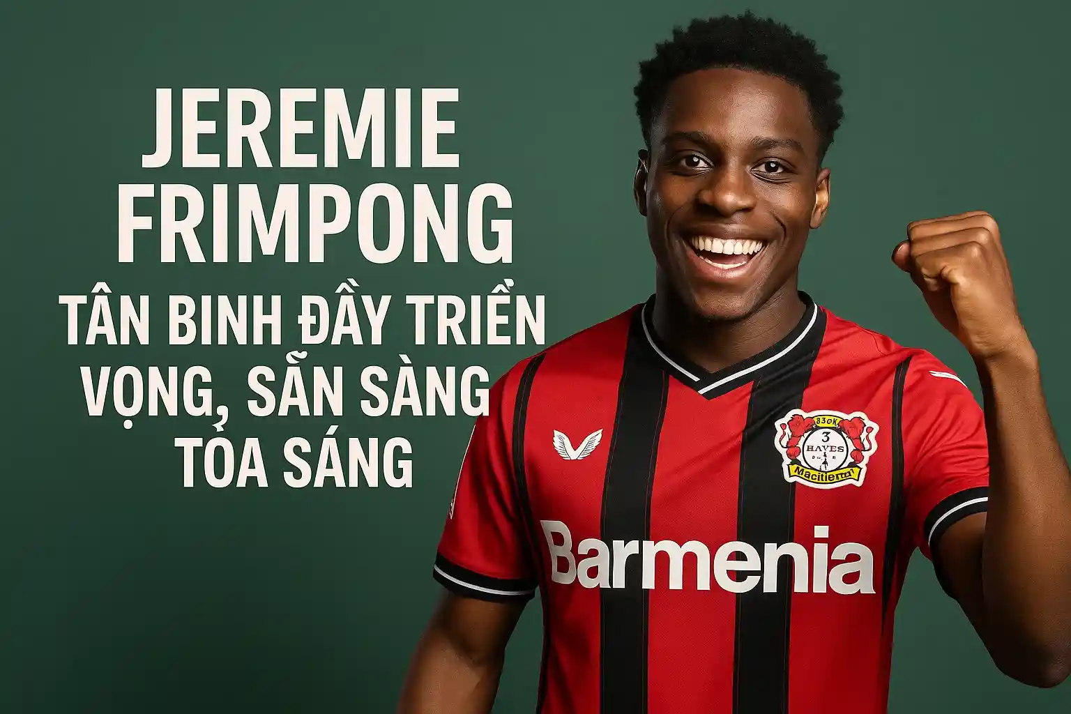 Jeremie Frimpong: Đến để "lấp đầy" khoảng trống Trent để lại 1 Jeremie Frimpong: Tân binh đầy triển vọng, sẵn sàng tỏa sáng