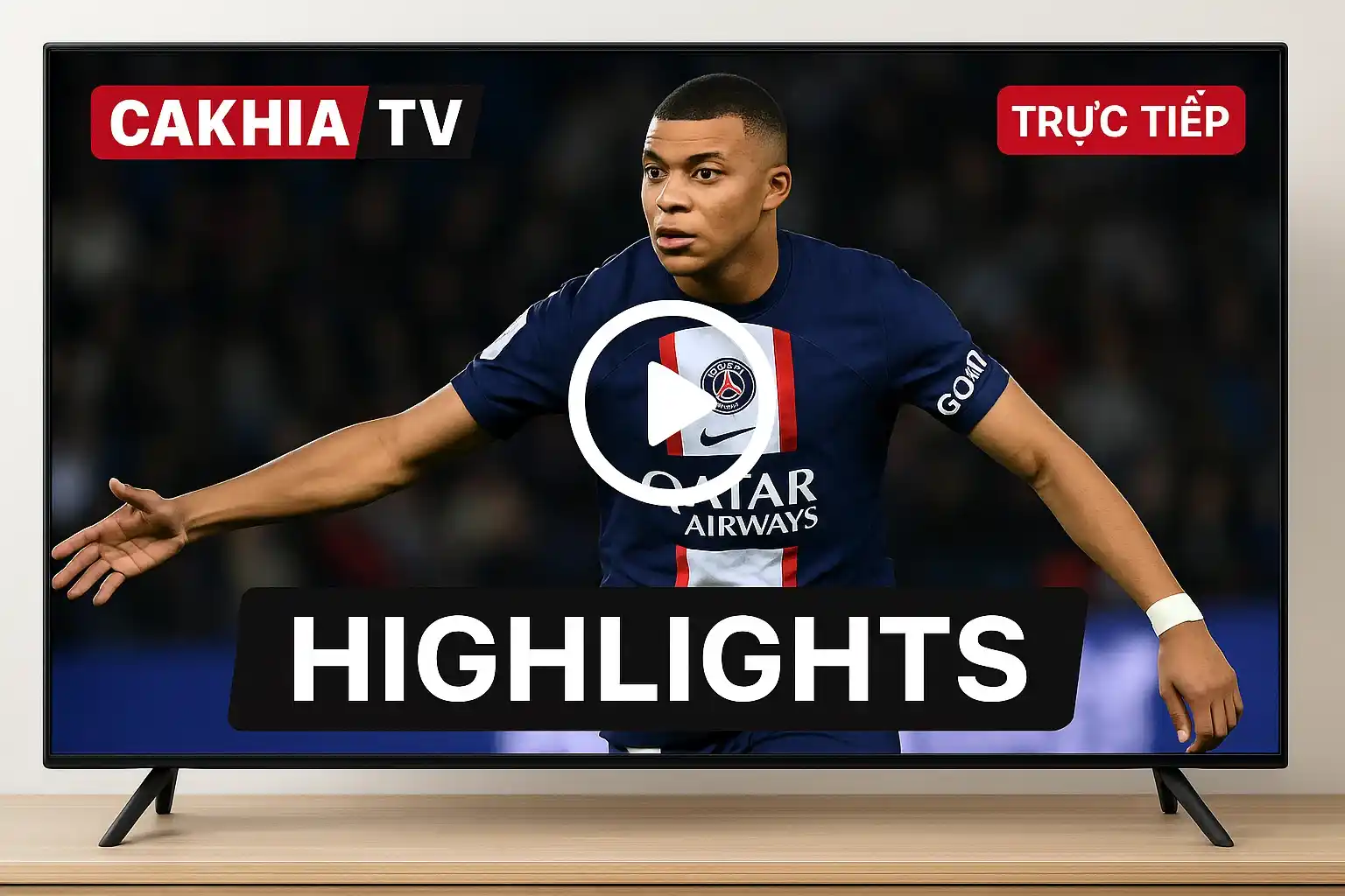 Kylian Mbappe – Nguồn cảm hứng vừa yêu vừa ghét 2 Highlight Kylian Mbappe được phát lại trên CakhiaTV