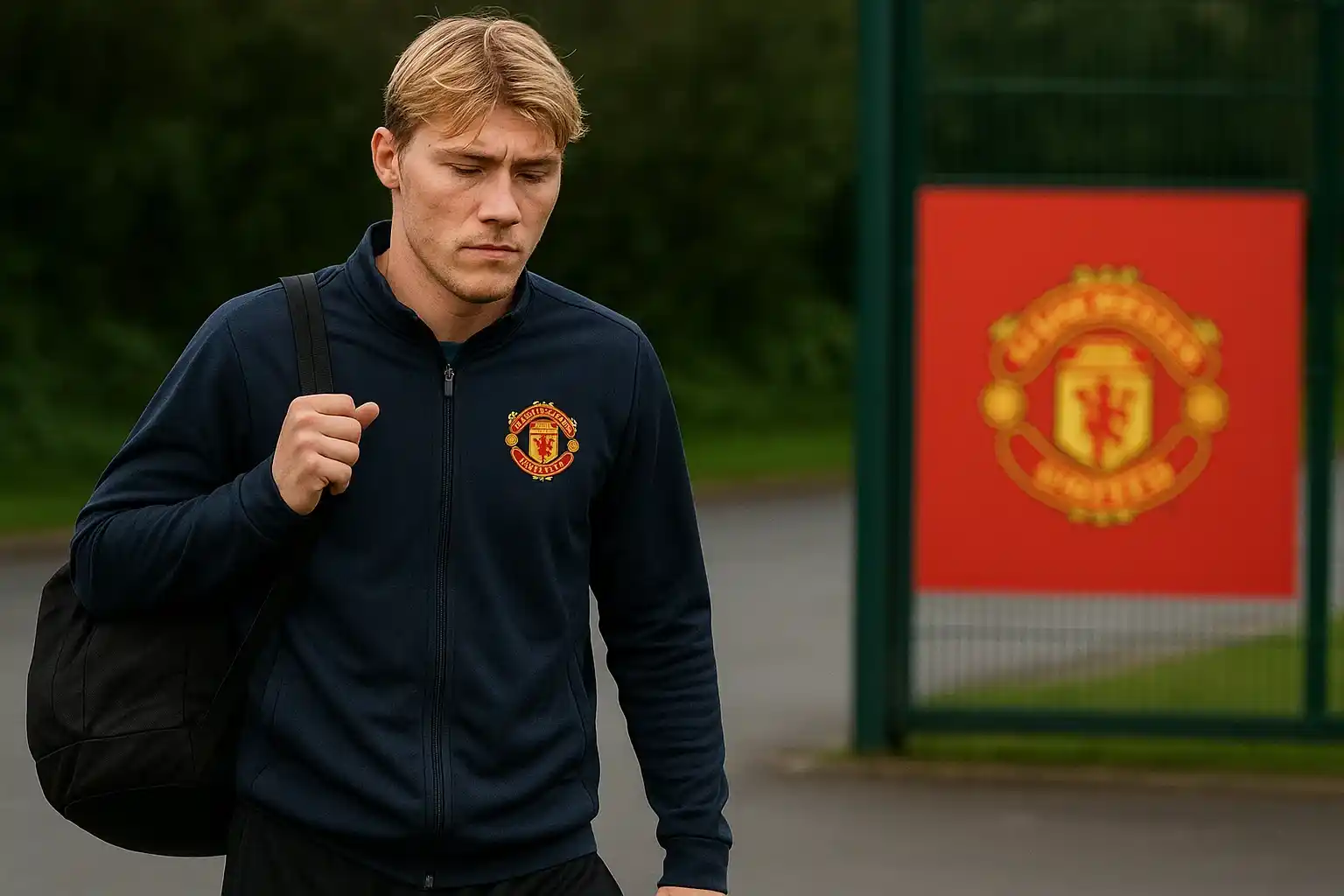 Rasmus Hojlund hờ hững chuẩn bị dứt áo rời Man Utd 2 Hojlund lặng lẽ rời sân tập MU giữa tin đồn ra đi