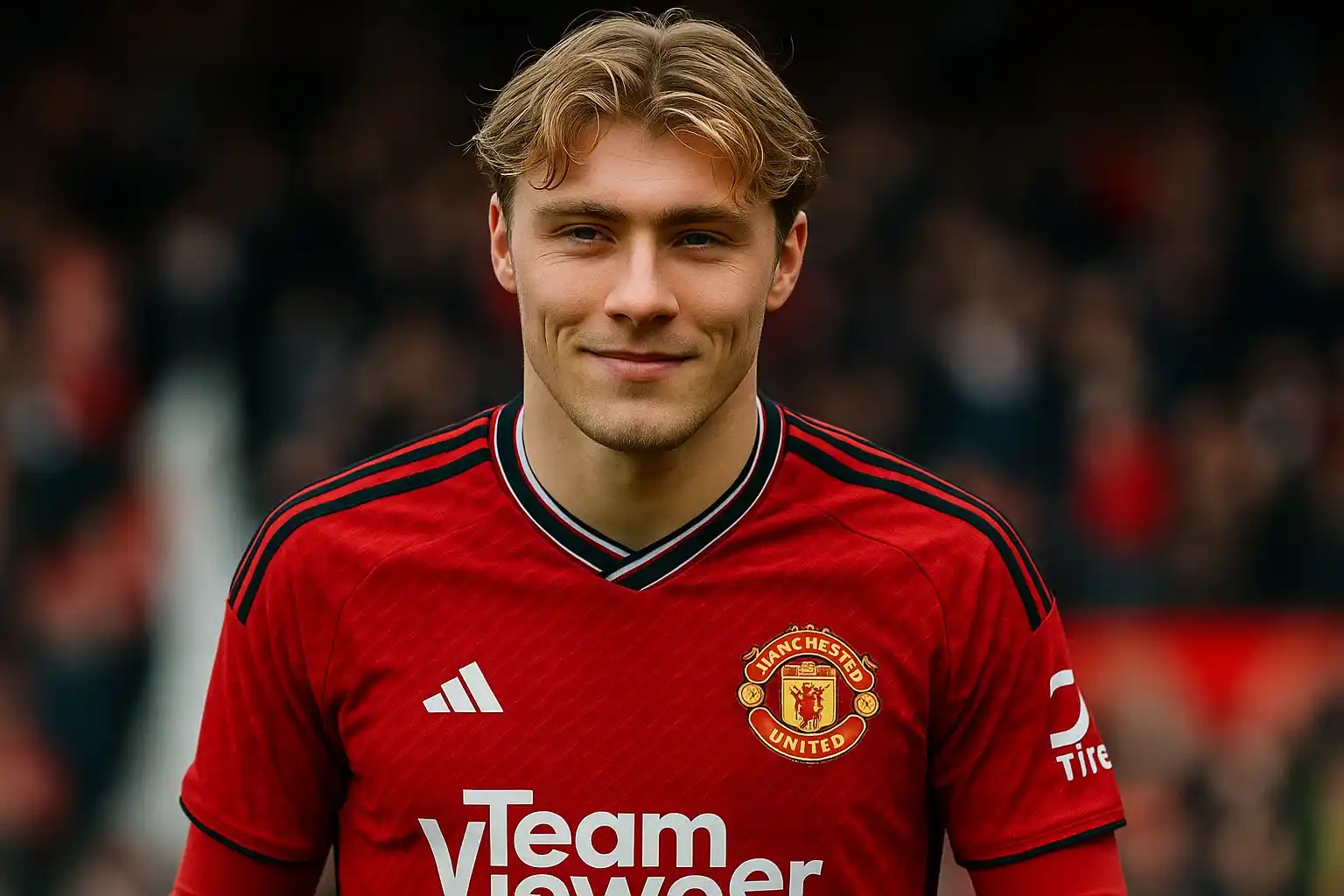 Rasmus Hojlund hờ hững chuẩn bị dứt áo rời Man Utd 1 Rasmus Hojlund bước ra sân với ánh mắt đầy ẩn ý